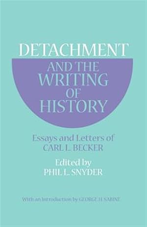 Immagine del venditore per Detachment and the Writing of History : Essays and Letters venduto da GreatBookPrices