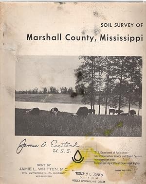 Image du vendeur pour Soil Survey of Marshall County, Mississippi mis en vente par McCormick Books