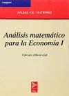 Seller image for Anlisis matemtico para la economa I for sale by AG Library