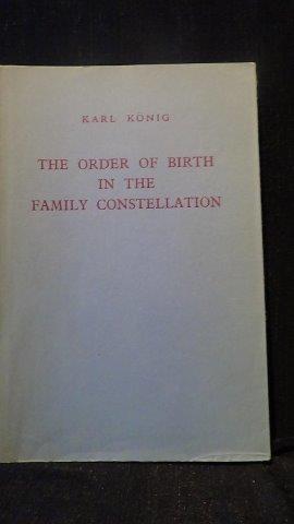 The order of birth in the family constellation.