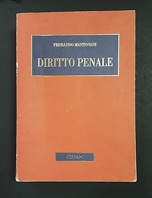 Immagine del venditore per Mantovani Ferrando. Diritto penale. Parte generale. CEDAM. 2001 venduto da Amarcord libri