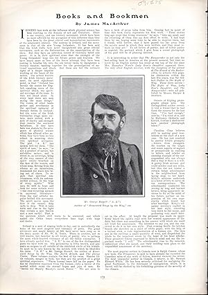 Bild des Verkufers fr PRINT: "Books and Bookmen: Mr. George Russell".story & photo from Harper's Weekly; February 4, 1905 zum Verkauf von Dorley House Books, Inc.