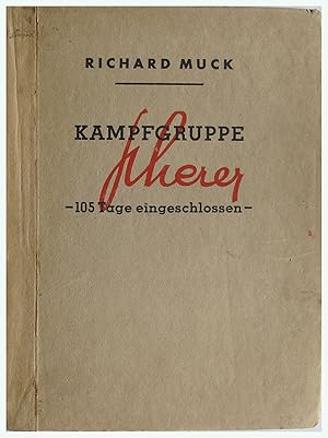 Imagen del vendedor de Kampfgruppe Scherer a la venta por Entelechy Books