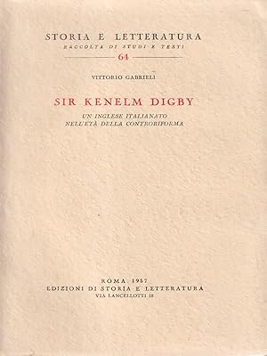 Seller image for Sir Kenelm Digby for sale by Librodifaccia