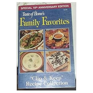 Seller image for Family Favorites -- Special 10th Anniversary Edition (Taste of Home) (Cookbook Paperback) for sale by InventoryMasters