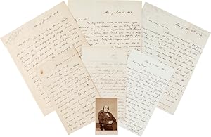 [GROUP OF AUTOGRAPH LETTERS, SIGNED, FROM WILLIAM BUELL SPRAGUE, SOME DISCUSSING HIS AUTOGRAPH CO...