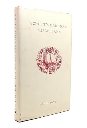 Seller image for SCHOTT'S ORIGINAL MISCELLANY for sale by Rare Book Cellar