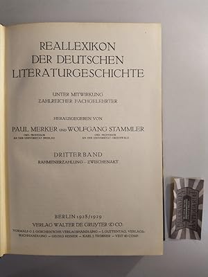 Reallexikon der deutschen Literaturwissenschaft. Dritter Band: Rahmenerzählung - Zwischenakt.
