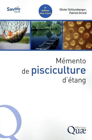 Seller image for mmento de pisciculture d'tang (5e dition) for sale by Chapitre.com : livres et presse ancienne