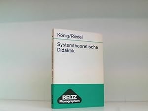 Immagine del venditore per Systemtheoretische Didaktik. (Beltz Monographien Erziehungswissenschaft) venduto da Book Broker