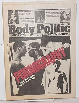 Immagine del venditore per The Body Politic: gay liberation journal; #45, August, 1978; Pornography: erotic liberation or sexual terror venduto da Bolerium Books Inc.