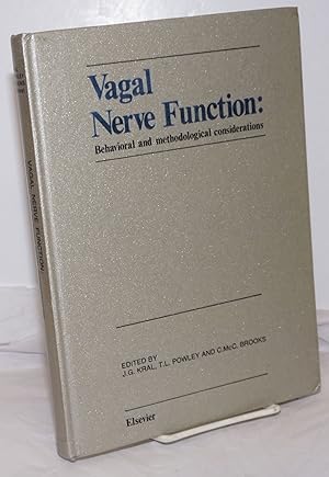 Seller image for Vagal Nerve Function: Behavioral and metholdological considerations for sale by Bolerium Books Inc.