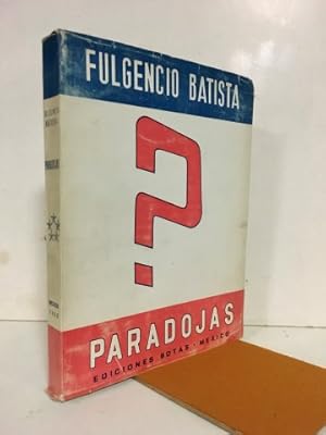 Bild des Verkufers fr Paradojas. zum Verkauf von Librera Torres-Espinosa