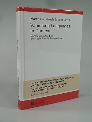 Bild des Verkufers fr Vanishing Languages in Context. zum Verkauf von Antiquariat Dorner