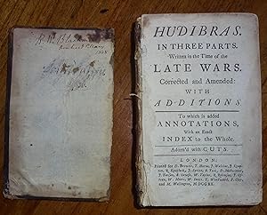 Image du vendeur pour Hudibras. In three parts. Written in the time of the late wars. Corrected and amended: with additions. To which is added annotations, with an exact index to the whole. Adorn'd with cuts. mis en vente par WestField Books