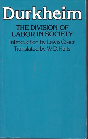 Bild des Verkufers fr Division of Labor in Society zum Verkauf von Dorley House Books, Inc.