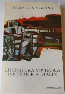 Bild des Verkufers fr Literatura sovitica posterior a Stalin zum Verkauf von La Leona LibreRa