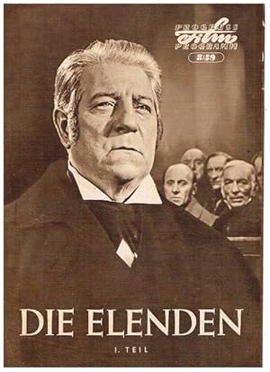 Progress Film-Programm. Die Elenden (Teil 1). Progress Filmprogramm Nr. 8/59