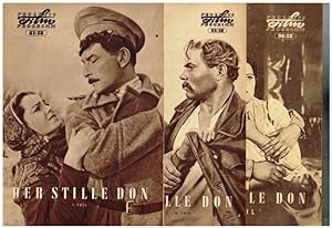 Bild des Verkufers fr Progress Film-Programm. Der Stille Don I., II. u. III. Teil. Nr. 81/58 - 83/58 - 96/58. zum Verkauf von terrahe.oswald