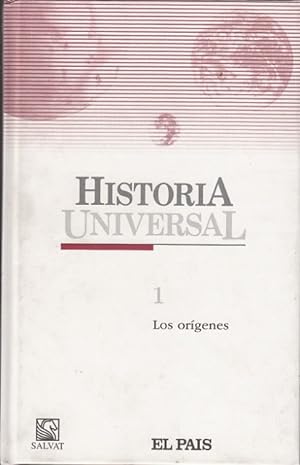 Imagen del vendedor de HISTORIA UNIVERSAL 1: LOS ORÍGENES a la venta por Librería Vobiscum