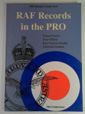 Bild des Verkufers fr RAF records in the PRO zum Verkauf von Cotswold Internet Books