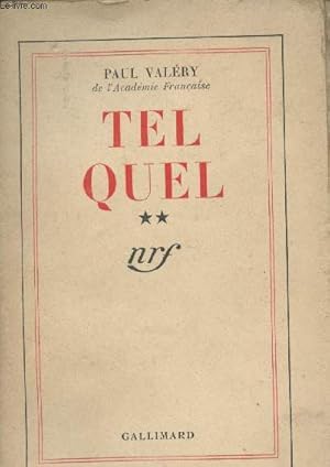 Image du vendeur pour Tel Quel - Tome II mis en vente par Le-Livre