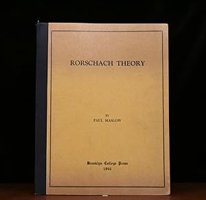 Seller image for Rorschach Theory for sale by Rain Dog Books