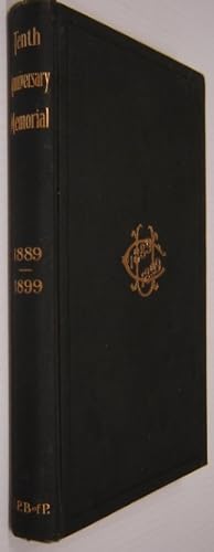 Image du vendeur pour Tenth Anniversary Memorial: Young People's Christian Union of the United Presbyterian and Associate Reformed Presbyterian Churches of North America, 1889-1899 mis en vente par Books of Paradise
