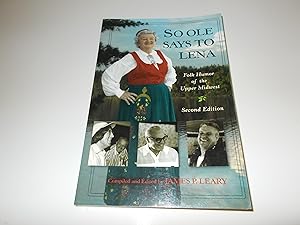 Seller image for So Ole Says to Lena: Folk Humor of the Upper Midwest (Second Edition) for sale by Paradise Found Books