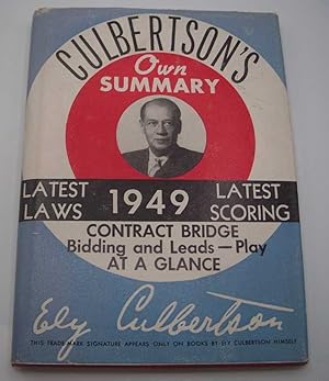 Seller image for Culbertson's Summary of Contract Bridge 1949 for sale by Easy Chair Books