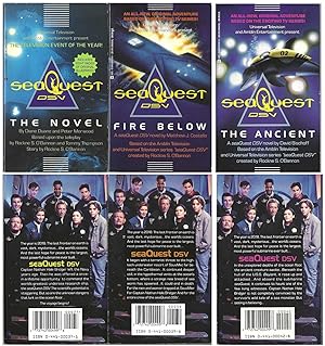 "SEAQUEST DSV" SERIES: 3-VOLUMES: The Novel / Fire Below / The Ancient