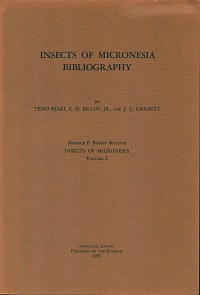 Bild des Verkufers fr Insects of Micronesia bibliography. zum Verkauf von Andrew Isles Natural History Books