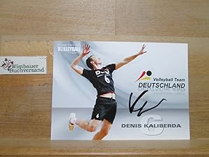 Immagine del venditore per Original Autogramm Denis Kaliberda Volleyball Team Deutschland /// Autogramm Autograph signiert signed signee venduto da Antiquariat im Kaiserviertel | Wimbauer Buchversand