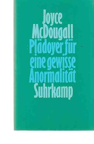 Bild des Verkufers fr Pldoyer fr eine gewisse Anormalitt. bers. von Klaus Laermann. zum Verkauf von Fundus-Online GbR Borkert Schwarz Zerfa