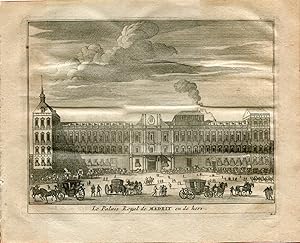 Le Palais Royal de Madrid en de hors por Pieter Van der Aa.