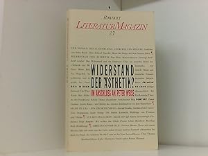 Seller image for Martin Ldke: Literaturmagazin 27 - Widerstand der sthetik? Im Anschlu an Peter Weiss for sale by Book Broker