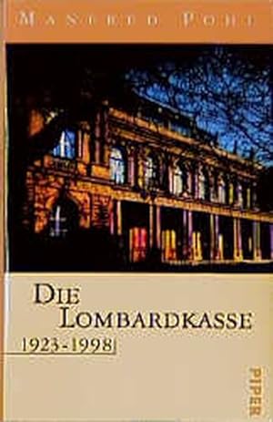 Die Lombardkasse 1923-1998