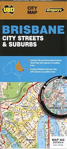 Brisbane City Streets & Suburbs 1 : 25 000