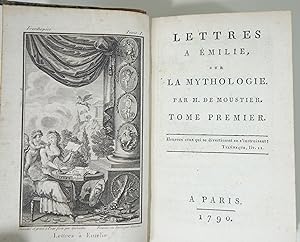 Lettres à Emilie sur la mythologie, 1790. Complet avec gravures