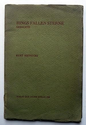 Rings fallen Sterne. Gedichte. 2., unveränderte Auflage. Verlag Der Sturm, Berlin, 1920.