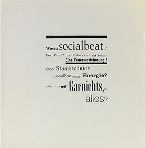 Was ist socialbeat? Publikationen zur Mailart-Aktion von Boris Kerenski. 1. Aufl.