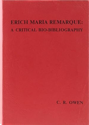 Erich Maria Remarque: A Critical Bio-Bibliography.