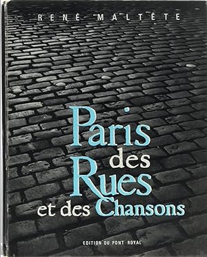 Seller image for Paris des Rues et des Chansons. Prsentation de Jacques Prvert. Vorwort Maurice Chevalier. for sale by Antiquariat Held