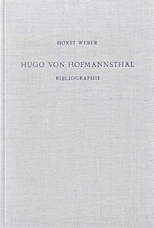 Hugo von Hofmannsthal. Bibliographie des Schrifttums 1892-1963.