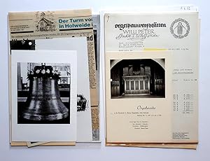 Orgel und Glocke der Kirche St. Maria Himmelfahrt, Köln-Holweide: Konvolut zahlreicher orig. Doku...