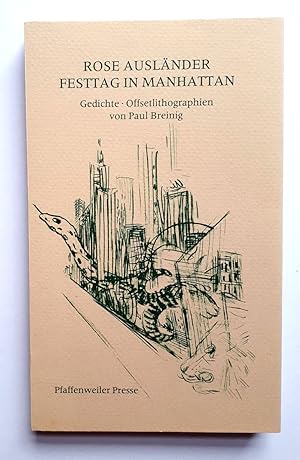 Festtag in Manhattan - Gedichte - Offsetlithographien von Paul Breinig - Pfaffenweiler Presse, Nr...