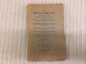 Seller image for Die Monogrammisten und diejenigen bekannten und unbekannten Knstler aller Schulen welche sich zur Bezeichnung ihrer Werke eines figrlichen Zeichens, der Initialen des Namens, der Abbreviatur desselben etc. bedient haben. Mit Bercksichtigung von Buchdruckerzeichen, der Stempel von Kunstsammlern, der Stempel der alten Gold- und Silberschmiede, der Majolica-Fabriken, Porzellan-Manufacturen u. s. w. Nachrichten ber Maler, Zeichner, Bildhauer, Architekten, Kupferstecher, Formschneider, Briefmaler, Schreibknstler, Lithographen, Emailleure, Stempelschneider, Goldschmiede, Niello-, Metall- und Elfenbein-Arbeiter, Graveure, Waffenschmiede u. s. w. V. Band S. J.-Z. Anastatischer Neudruck. for sale by Genossenschaft Poete-Nscht