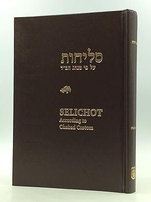 SELICHOT According to the Chabad Custom