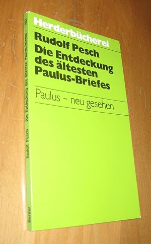 Immagine del venditore per Die Entdeckung des ltesten Paulus- Briefes venduto da Dipl.-Inform. Gerd Suelmann