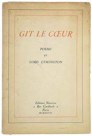 Seller image for Gt le Coeur. Poems. for sale by Blackwell's Rare Books ABA ILAB BA